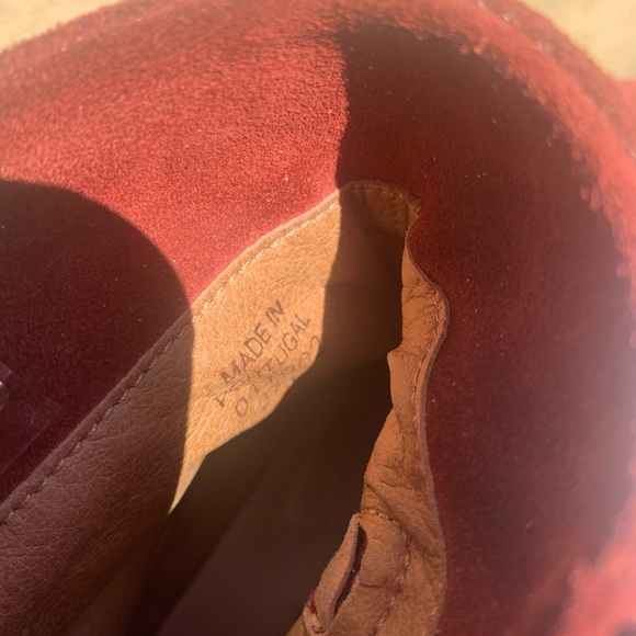 Birkenstock Luton port wine suede boots size 37 L - Picture 15 of 16